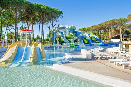 Toboggans et jeux d'eau