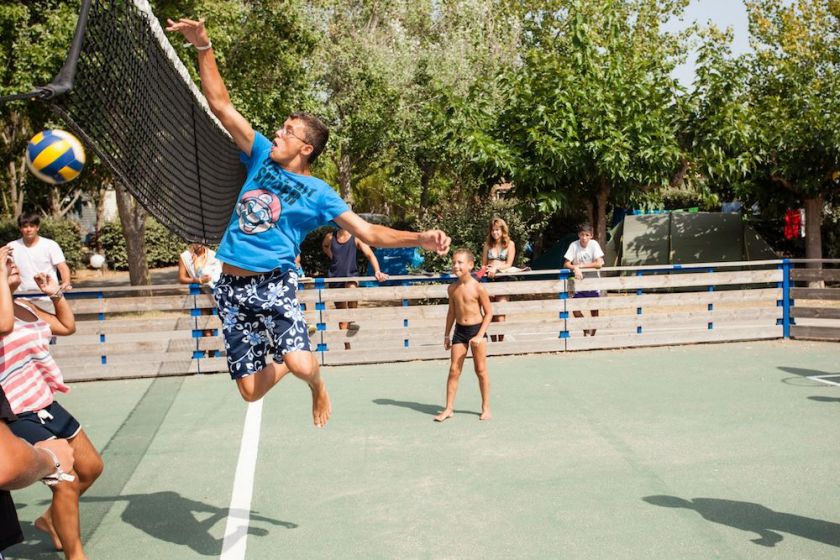 Terrain de volley