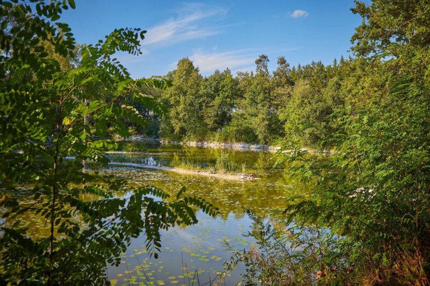 Le lac est en accès direct
