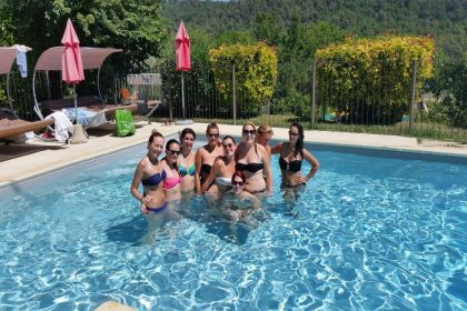 Piscine extérieure chauffée
