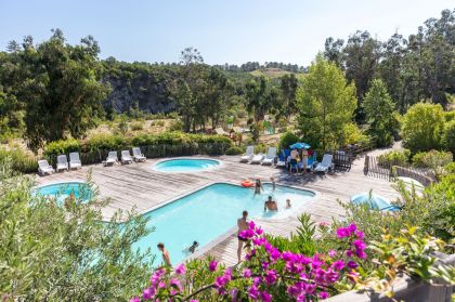 Vue sur l'espace aquatique