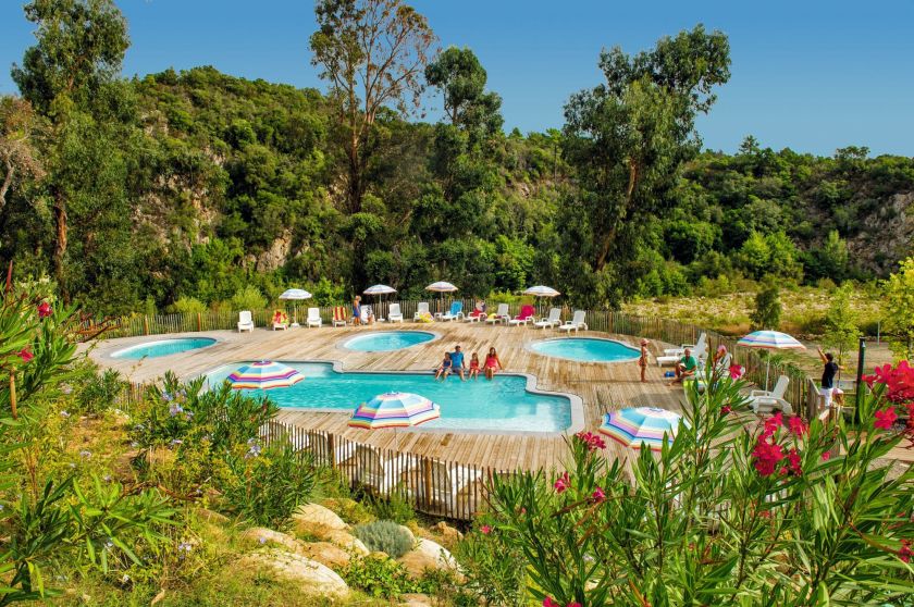 Vue sur l'espace aquatique