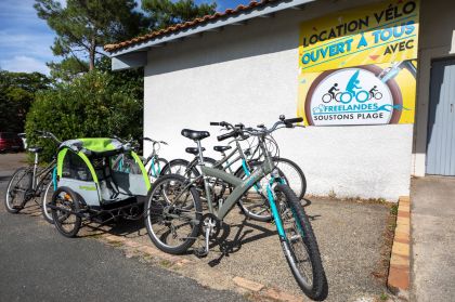 Possibilité de louer des vélos !