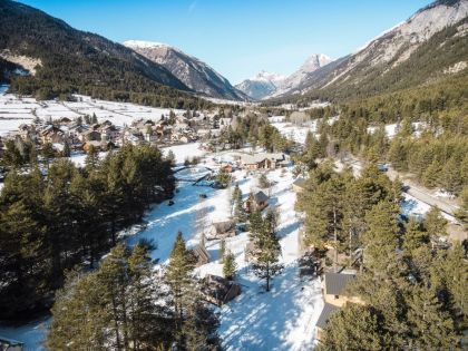 Huttopia La Clarée hiver