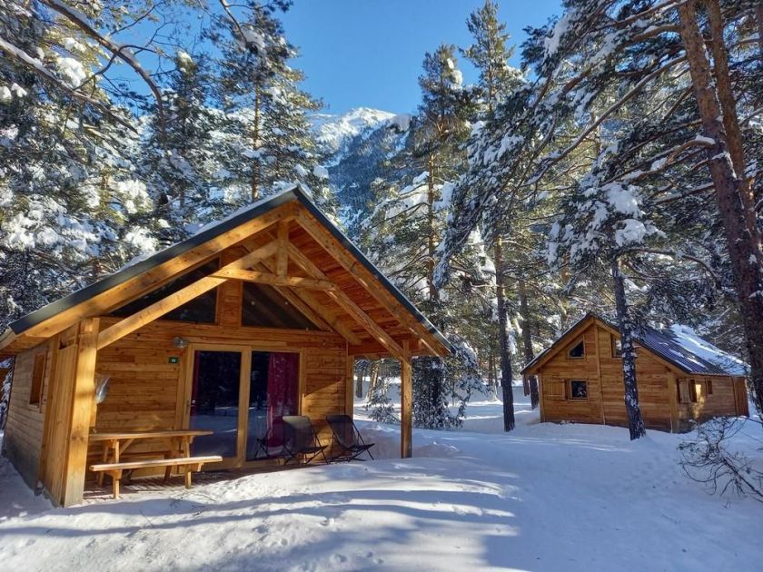 Huttopia La Clarée hiver