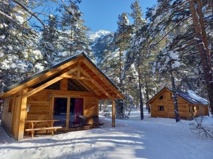 Huttopia La Clarée hiver