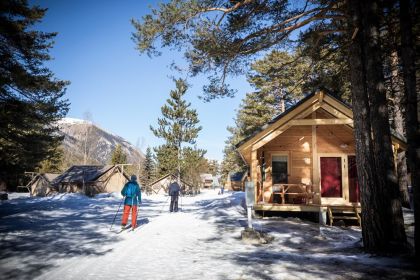 Huttopia La Clarée hiver
