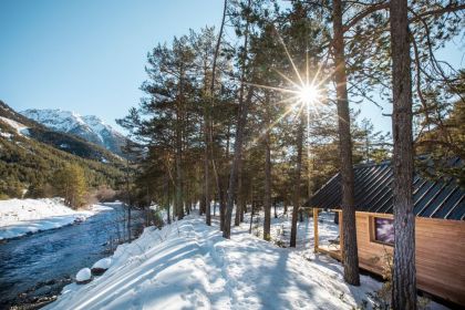 Huttopia La Clarée hiver