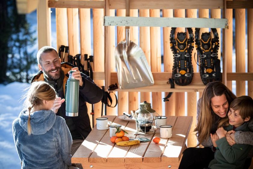 Huttopia La Clarée hiver