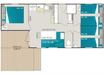 confort 6/8 personnes