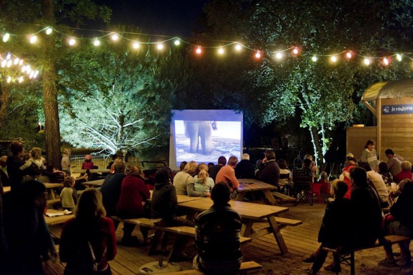 Soirée au sein du camping