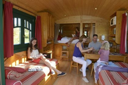 roulotte 5p sejour famille