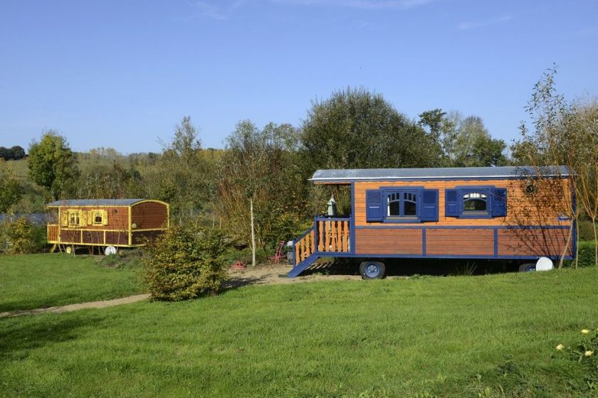 Les roulottes du Moulin, pour un séjour insolite en famille dans l'Anjou