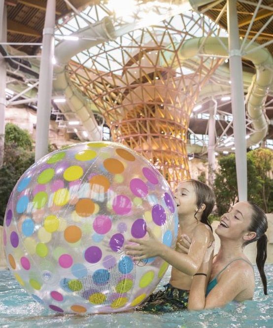 aqualagon toboggans int&eacute;rieurs